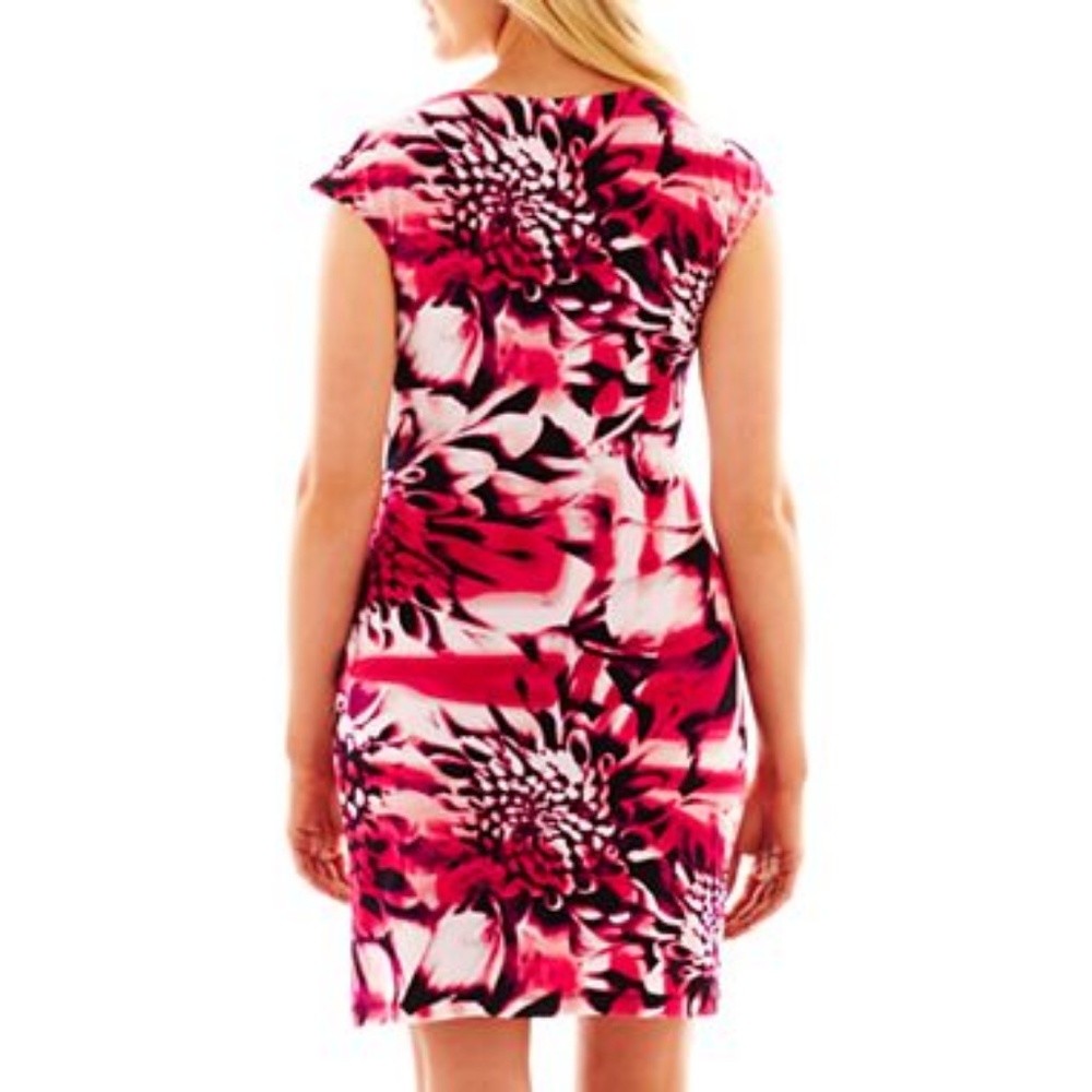 Purple Splash Worthington Zip-Shoulder Dress - Picture 2 of 2
